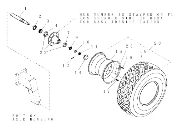 4619 - Конусный подшипник