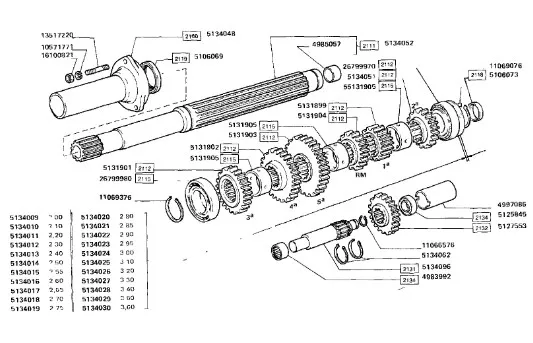 5134052 - Главный вал